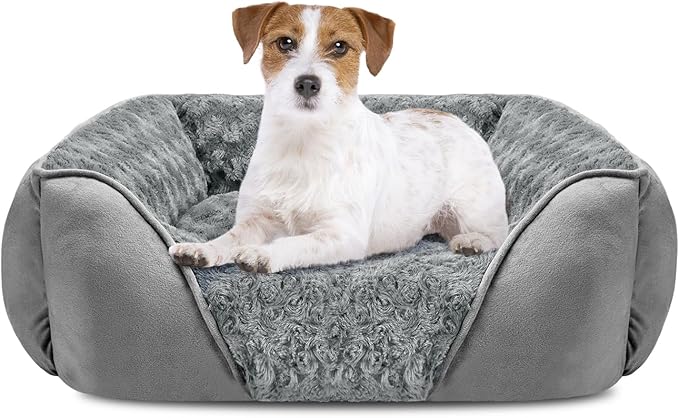 INVENHO Medium Dog Bed Rectangle Washable Orthopedic Soft Calming Sleeping by INVENHO