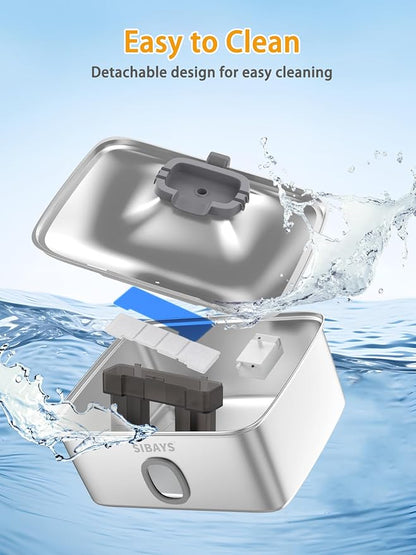 SIBAYS 4Gal/15L Large Dog Water Fountain, Stainless Steel Pet Fountain - Image 8