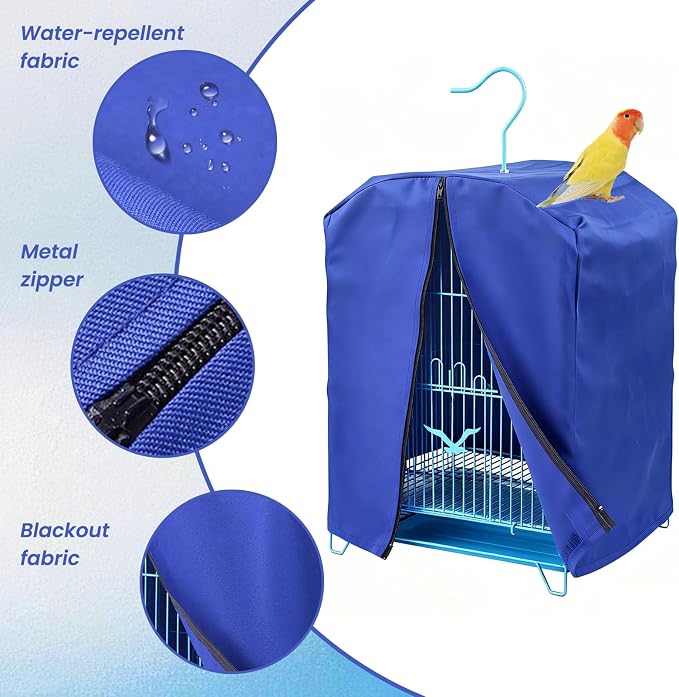Bird Cage Cover for Night, Bird Cage Cover Shield, Good Night Windproof - Image 5