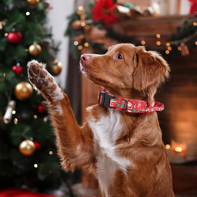 DAGANXI Christmas Tactical Dog Collar, Adjustable Military Training Nylon Dog - Image 6