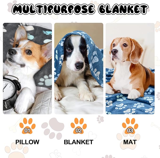 Rezutan 1 Pack 3 Blankets for Dogs, Dog Blanket for Large & Medium Pet Cat - Image 7
