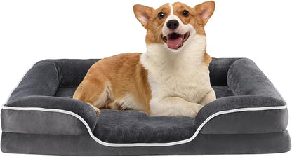 Sweetcrispy Orthopedic Dog Bed, Large Memory Foam Puppy Cat Bed by Sweetcrispy