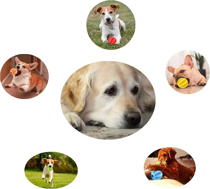 Sunglow 2 Pack Dog Toy Ball - Image 7