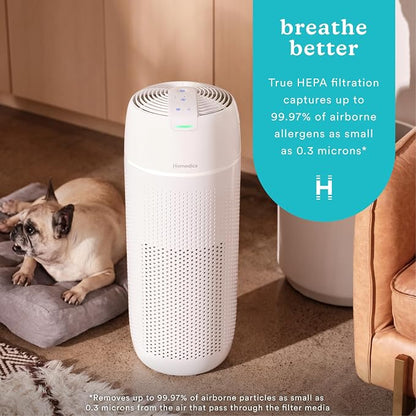 Homedics Air Purifier, 4-in-1 Tower - Image 2
