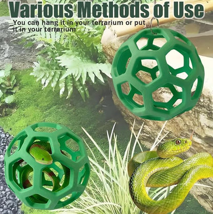 Snake Enrichment Toys Ball, Jungle Gym Ball and Enrichment Rings - Image 5