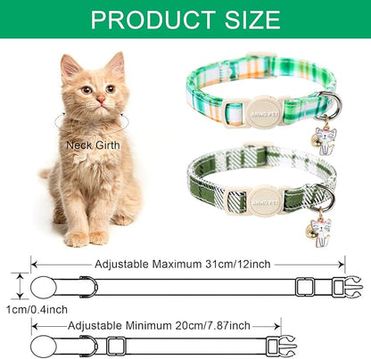 ARING PET 2 Pack Cat Collar-Cute Cotton Cat Collar - Image 5