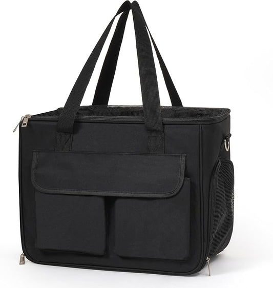 Cat & Dog Carrier for Pets Up to 15 Lbs, Airline Approved Soft-Sided by Unknown