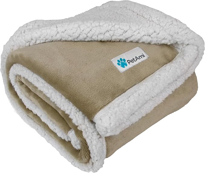 PetAmi Dog Blanket for Bed, XL Pet Blanket Large Dogs, Fleece Furniture Couch by PetAmi