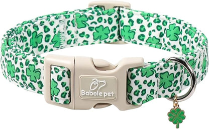 St Patricks Day Dog Collar for Small Dogs by Babolepet