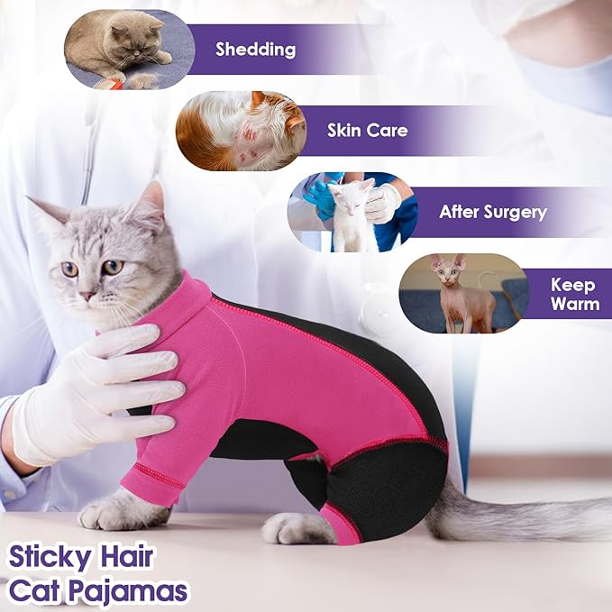 SUNFURA Hair Sticky Cat Clothes, Cat Sweater - Image 5