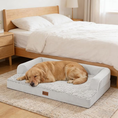 Orthopedic Dog Beds for Large Sized Dogs, Waterproof Egg Crate Foam Medium Dog - Image 8