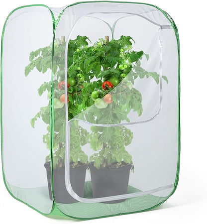23.6" Outdoor Mesh Plant Enclosure, Plant Cover by RESTCLOUD