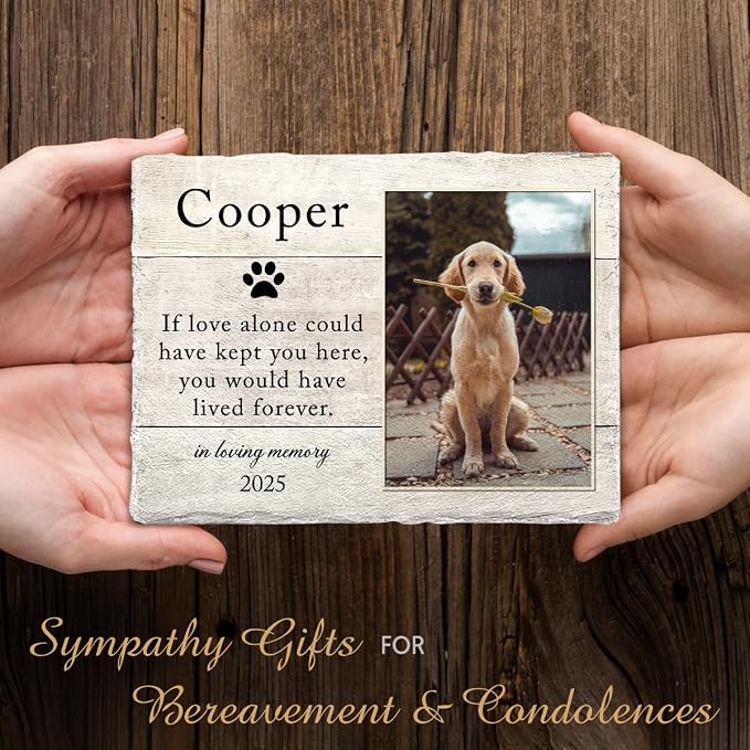 Personalized Memorial Headstone Marker: Honor Your Cat or Dog, Simple Lasting - Image 6