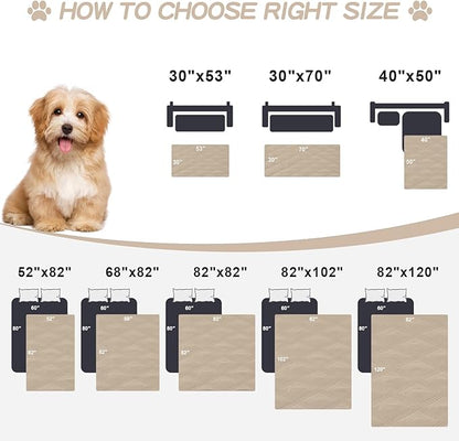 Smiry Waterproof Dog Bed Cover Blanket 68x82, Soft Reversible Pet Blanket - Image 6