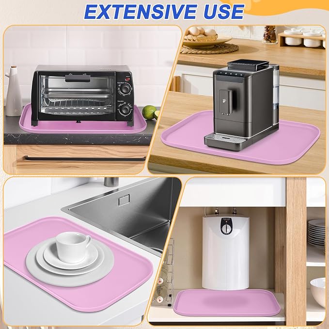 Silicone Pet Feeding Mat with Raised Edge - Image 8