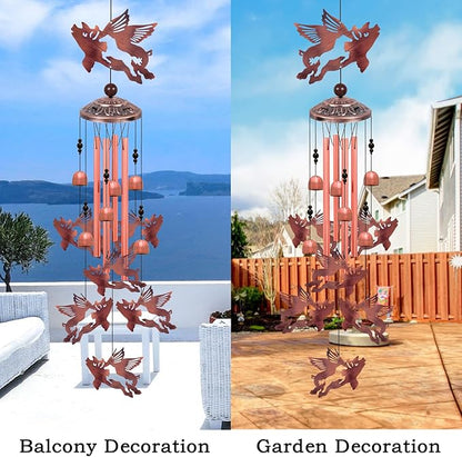 Flying Pig Wind Chimes, Gifts for Mom & Grandma & Woman & Family & Neighbor - Image 6