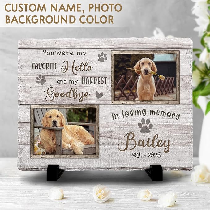Multicolored Pet Memorial Stones - Image 2