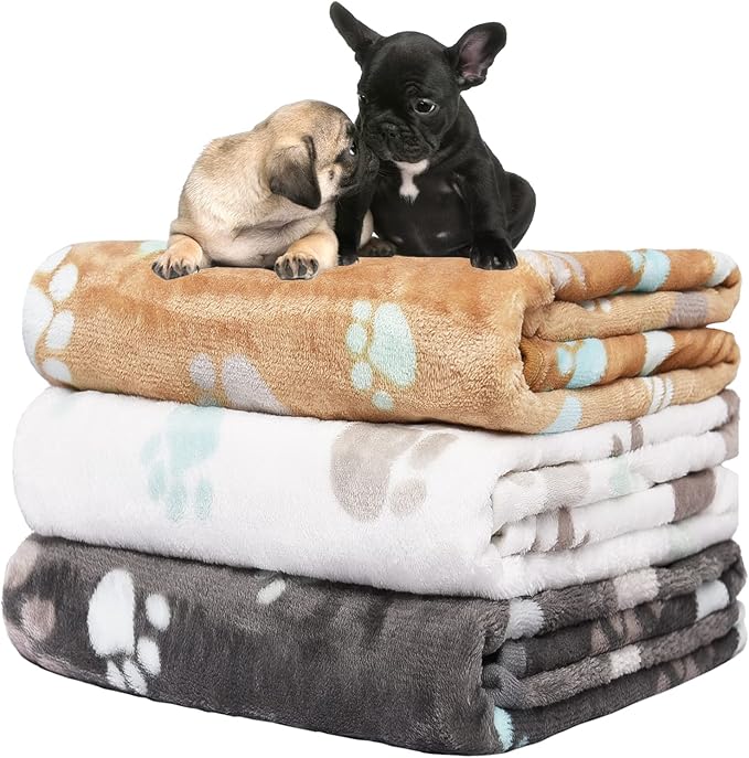 Rezutan Small Dog Blankets 3 Pack by Rezutan