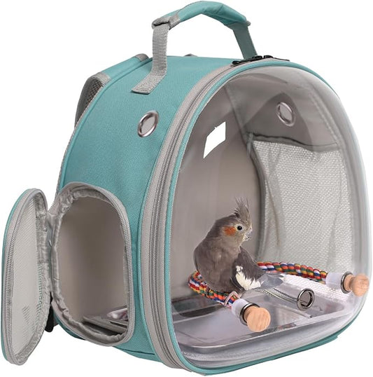 Small Bird Travel Backpack Carrier Cage, Backpack to Transport Backpack Carrier by halinfer