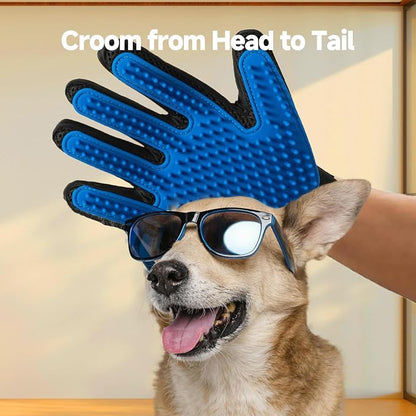 Pet Hair Remover & Pet Grooming Gloves Set - Image 5