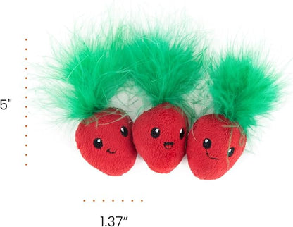Catstages Strawbabies 3-Pack Catnip Cat Toys - Image 9
