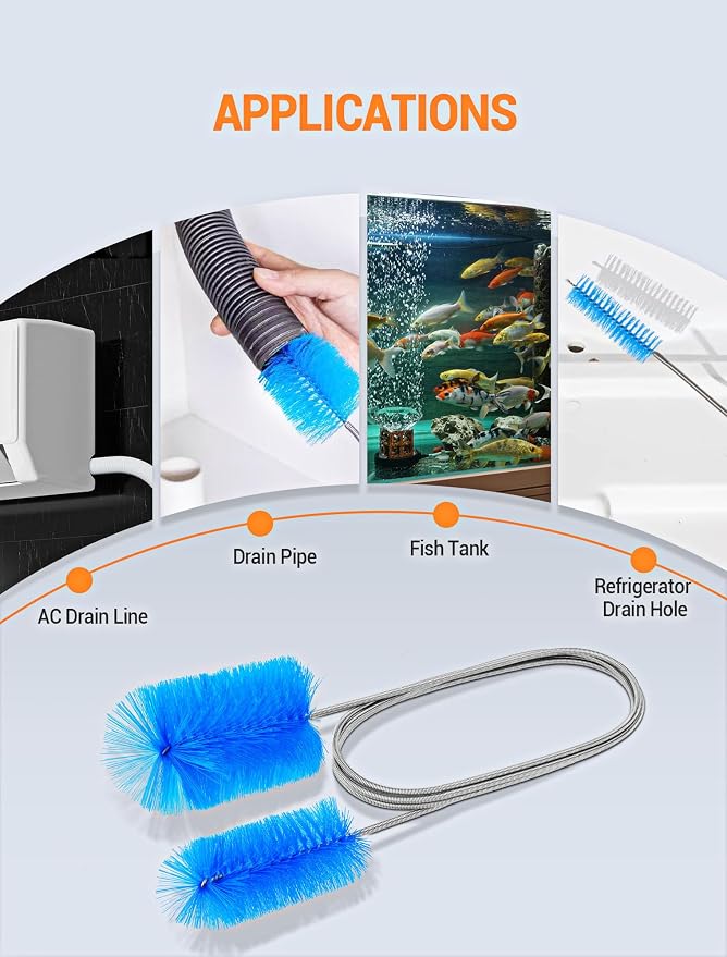 66" Flexible Drain Brush Tool - Image 7