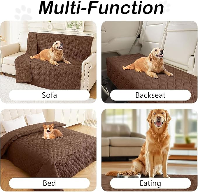 hyha Waterproof Dog Bed Blanket, Soft Pet Blankets, Waterproof Couch Cover - Image 5
