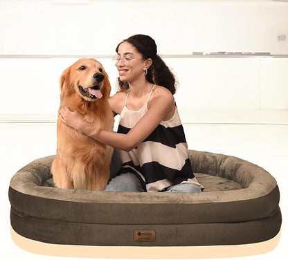 Orthopedic Washable Large Dog Bed: Cooling Dog Bed - Image 7