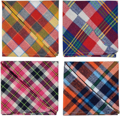 15pcs Dog Bandanas, Dog Scarf Kerchief Bibs Washable Girl Boy Dogs Bandanas Set - Image 4
