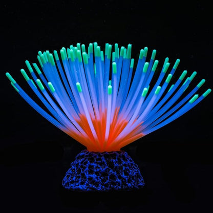 Uniclife Aquarium Imitative Green Sea Urchin Ball Artificial Silicone Ornament by UnicLife