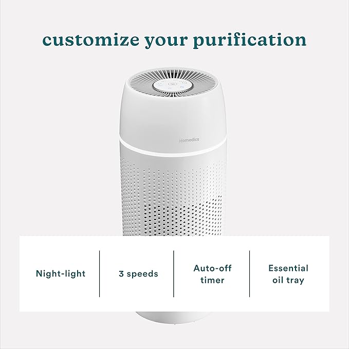 Homedics 5-in-1 PetPlus UV-C Air Purifier - Image 4