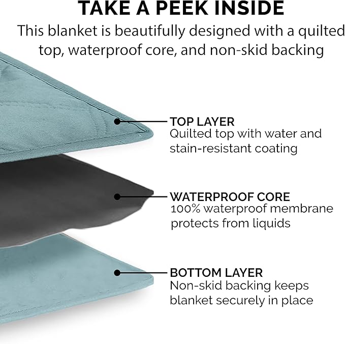 Furhaven Waterproof & Non-Slip Twin Size Mattress Cover Protector - Image 7