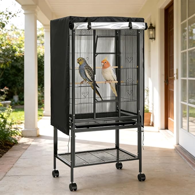 Bird Cage Cover 35"x25"x47" Heavy Duty Waterproof Bird cage Covers - Image 7