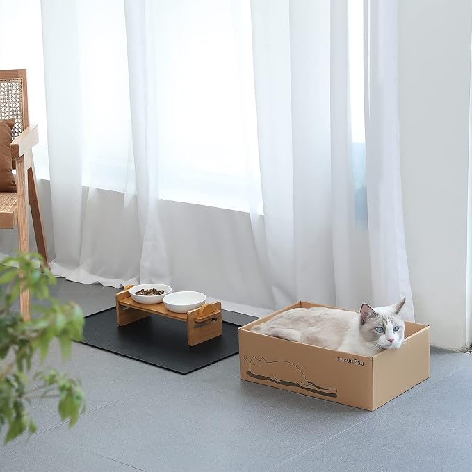 FUKUMARU 5 PCS Cat Scratching Boards, 11.4 Inch Width Ex-Large Cat Scratcher Box - Image 8