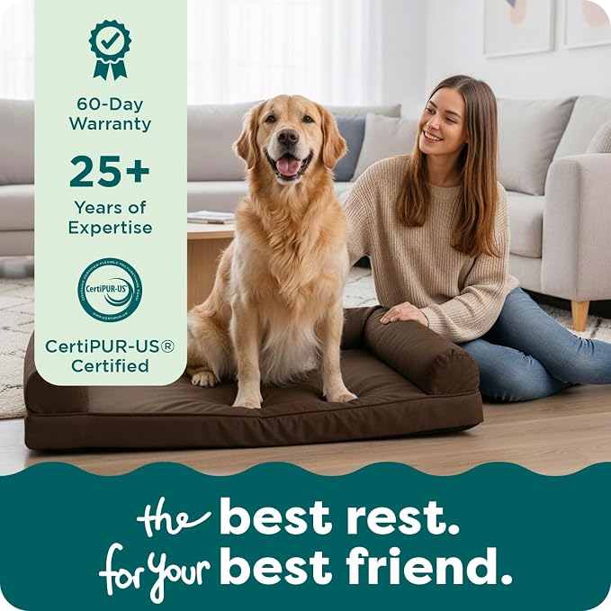 Furhaven Orthopedic Dog Bed for Large Dogs w/ Removable Bolsters & Washable - Image 9
