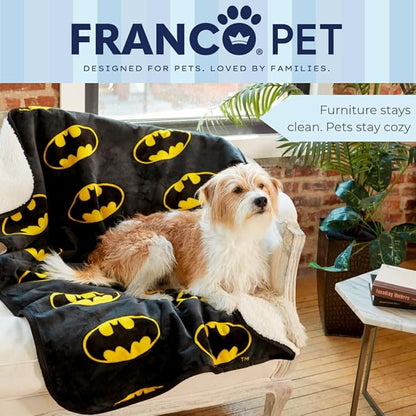 Franco Pet Batman DC Comics Bat Shield Logo Super Soft Cozy Waterproof - Image 6