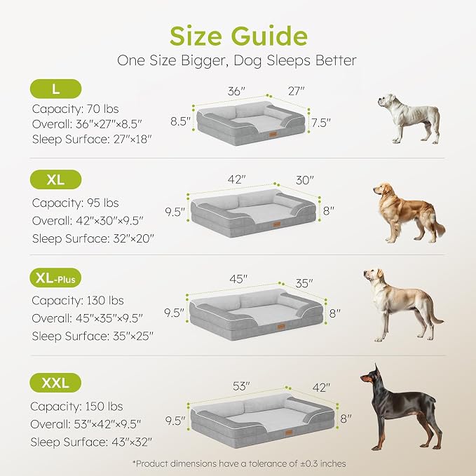 Jumbo Dog Beds for Extra Large Dogs, Orthopedic Dog Bed - Image 8