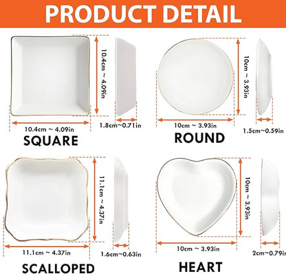 Personalized Locket Wedding Ring Dish, Custom Initial Engaged Rings Holder - Image 7