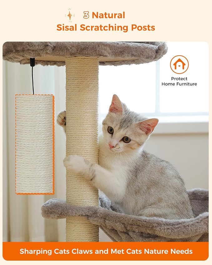 Cat Tree 28", Cat Scratching Post - Image 5