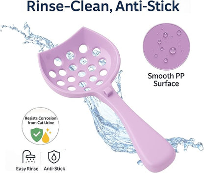 cat Litter Scooper with Holder: Easy-to-Clean cat Scooper - Image 3