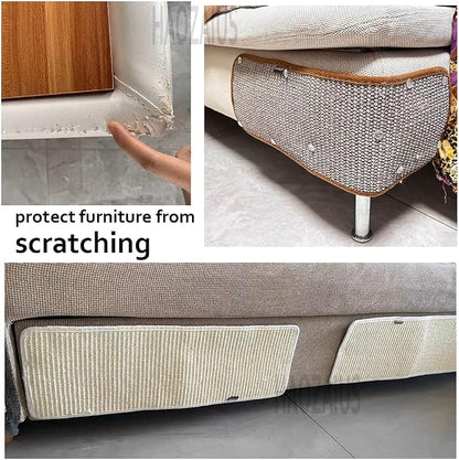 HAOZAIKEJI Cat Scratcher Mat Sofa Protector Natural Sisal Cat Scratching Mat - Image 3
