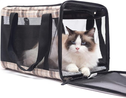 EXPAWLORER Large Cat Carrier Dog Carriers Soft by EXPAWLORER
