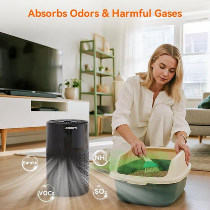 AIRROMI Pets Air Purifier for Home Allergies, - Image 5