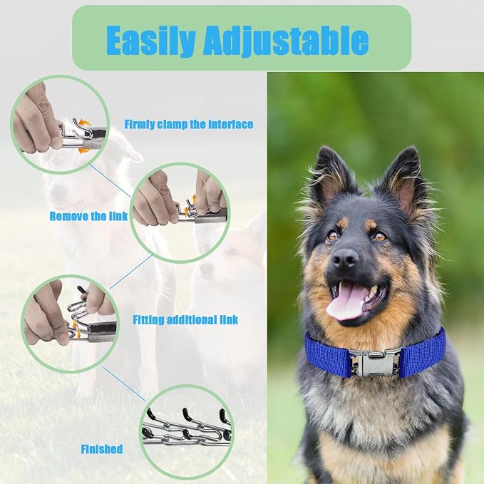 Prong Training Collar for Dogs, Rotating Ring Welding, Adjustable Dog Training - Image 6