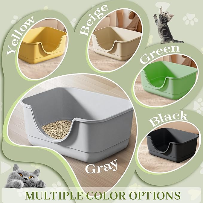 2 Pack Low Entry Small Litter Box - Image 6