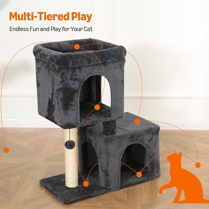Amazon Basics 30-Inch Cat Tree Tower, Activity Center - Image 5