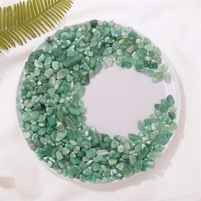Green Aventurine Healing Crystal Chips Bulk Gemstones Sets Tumbled Crushed - Image 7