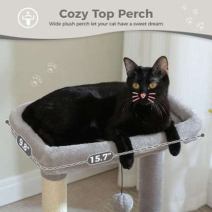 PEQULTI 4-in-1 Cat Tree, Scratching Post - Image 3