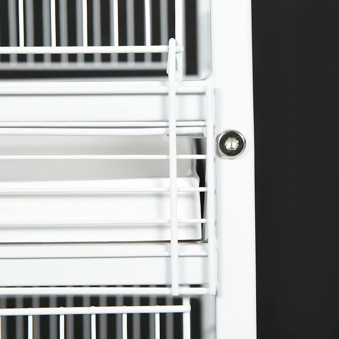 PawHut Wrought Metal Bird Cage Feeder - Image 8