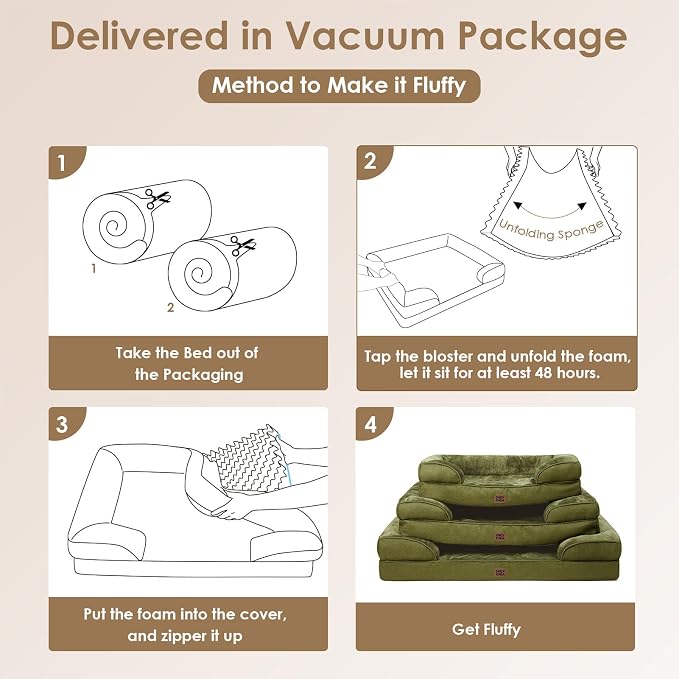 EHEYCIGA Orthopedic XXL Dog Bed - Image 7